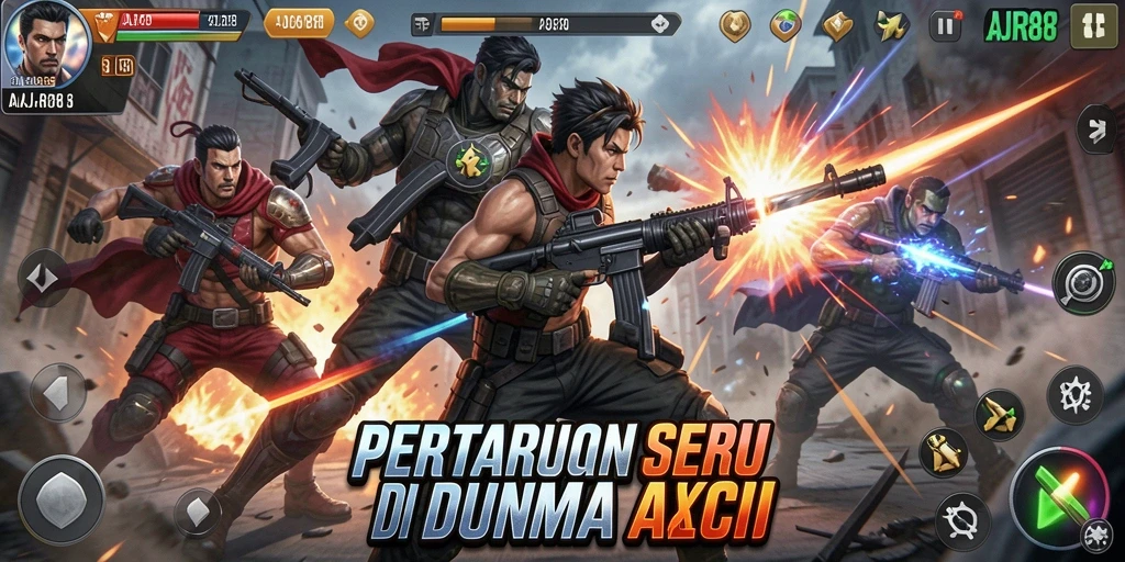 Tampilan gameplay dinamis di AJR88 dengan aksi mendebarkan.