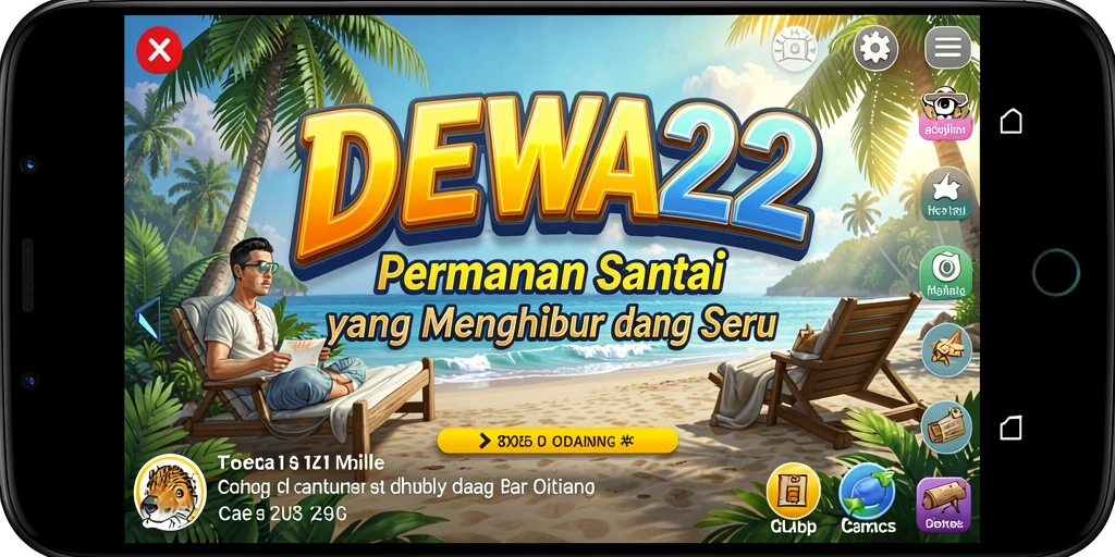 Screenshot DEWA22 menampilkan gameplay yang ceria dan menghibur.