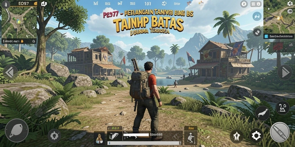 Tangkapan layar menampilkan momen epic dalam petualangan Open World.