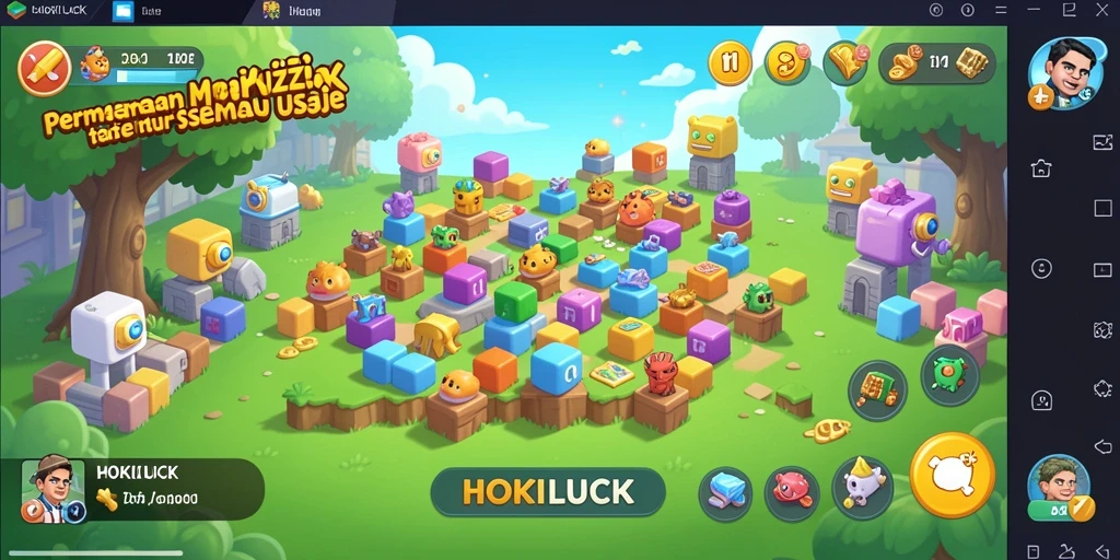 Screenshot HOKILUCK menampilkan tantangan teka-teki yang menarik.