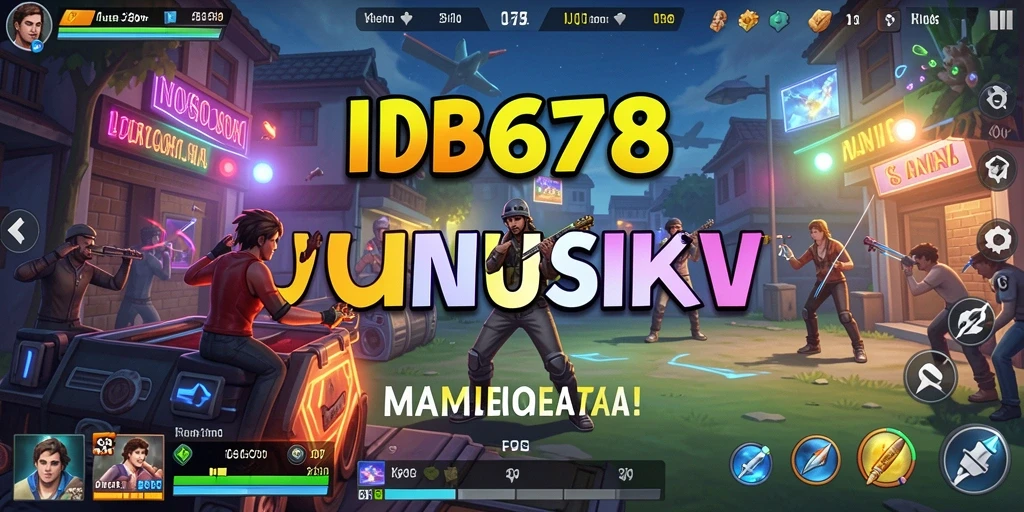 Tampilan gameplay ID678 yang seru dan interaktif, penuh musik.