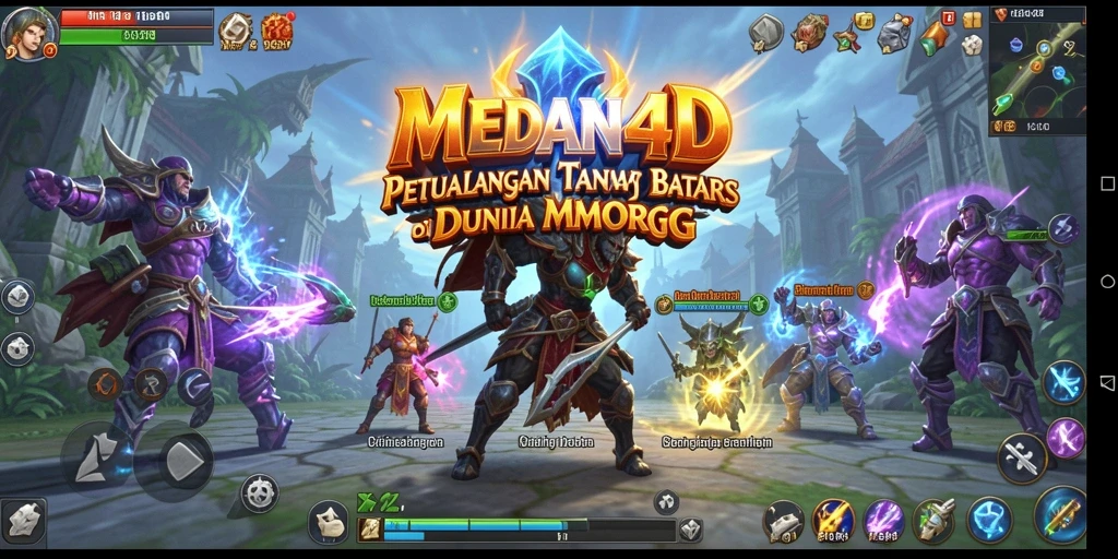 Tangkapan layar gameplay MEDAN4D menampilkan pertarungan epik antar pemain.