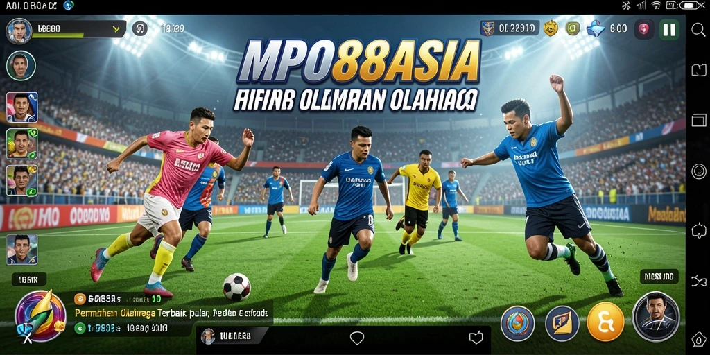 Tampilan gameplay seru dalam aplikasi MPO88ASIA yang menyajikan olahraga favorit.