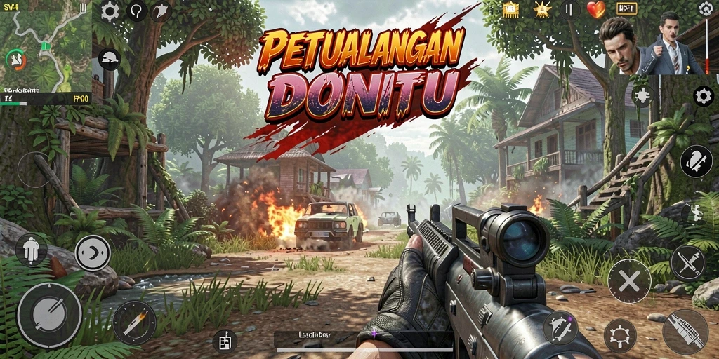 Screenshot gameplay SVIP4 menampilkan pertarungan seru dan grafik yang mengesankan.