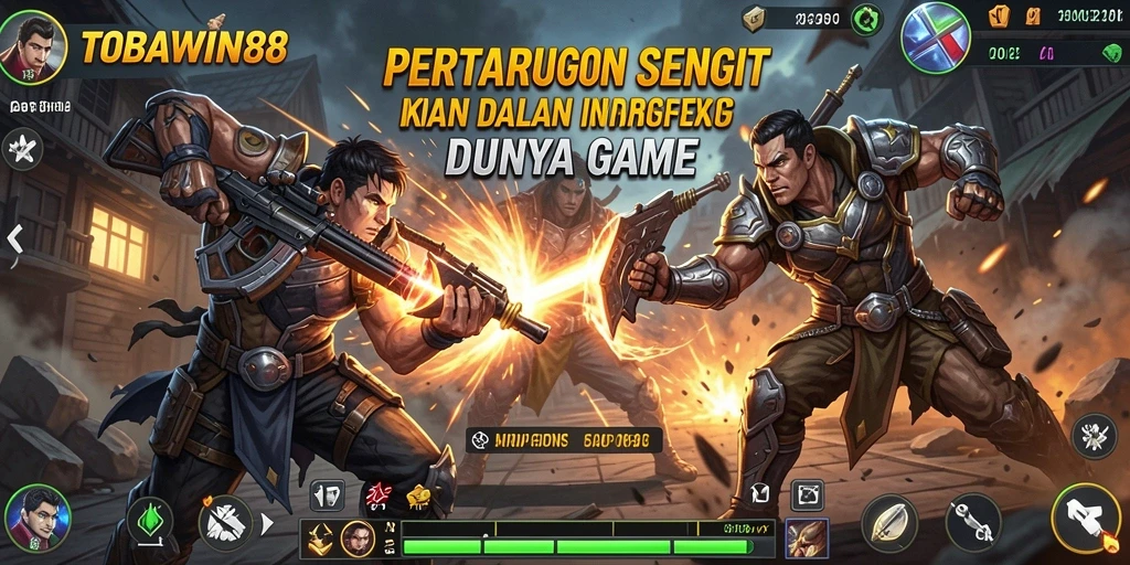 Tampilan gameplay menarik dari pertarungan di TOBAWIN88.