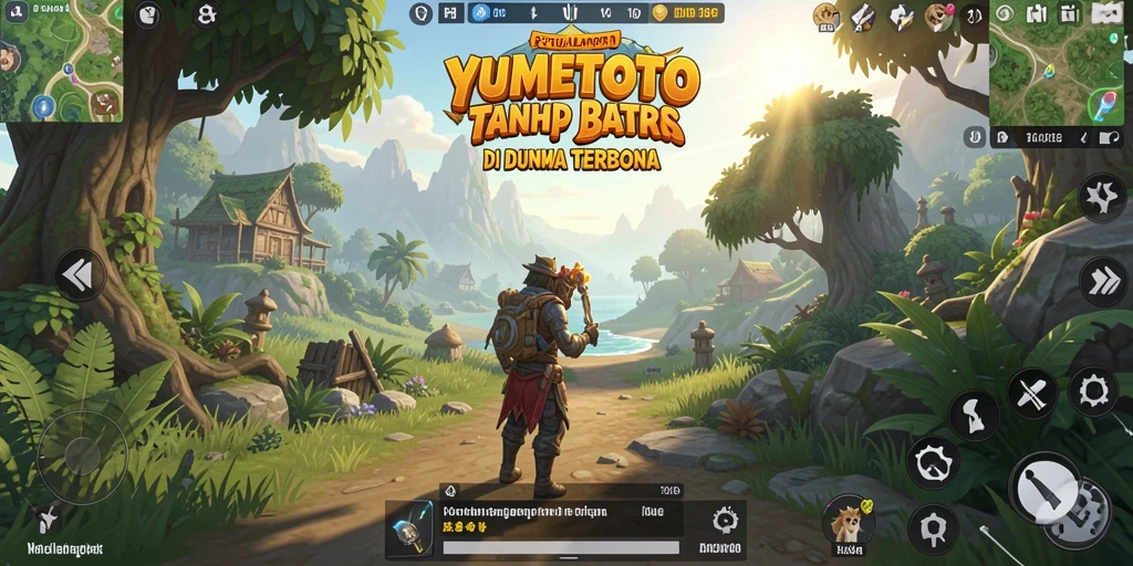 Tampilan gameplay seru dan menarik dari YUMETOTO di dunia terbuka.